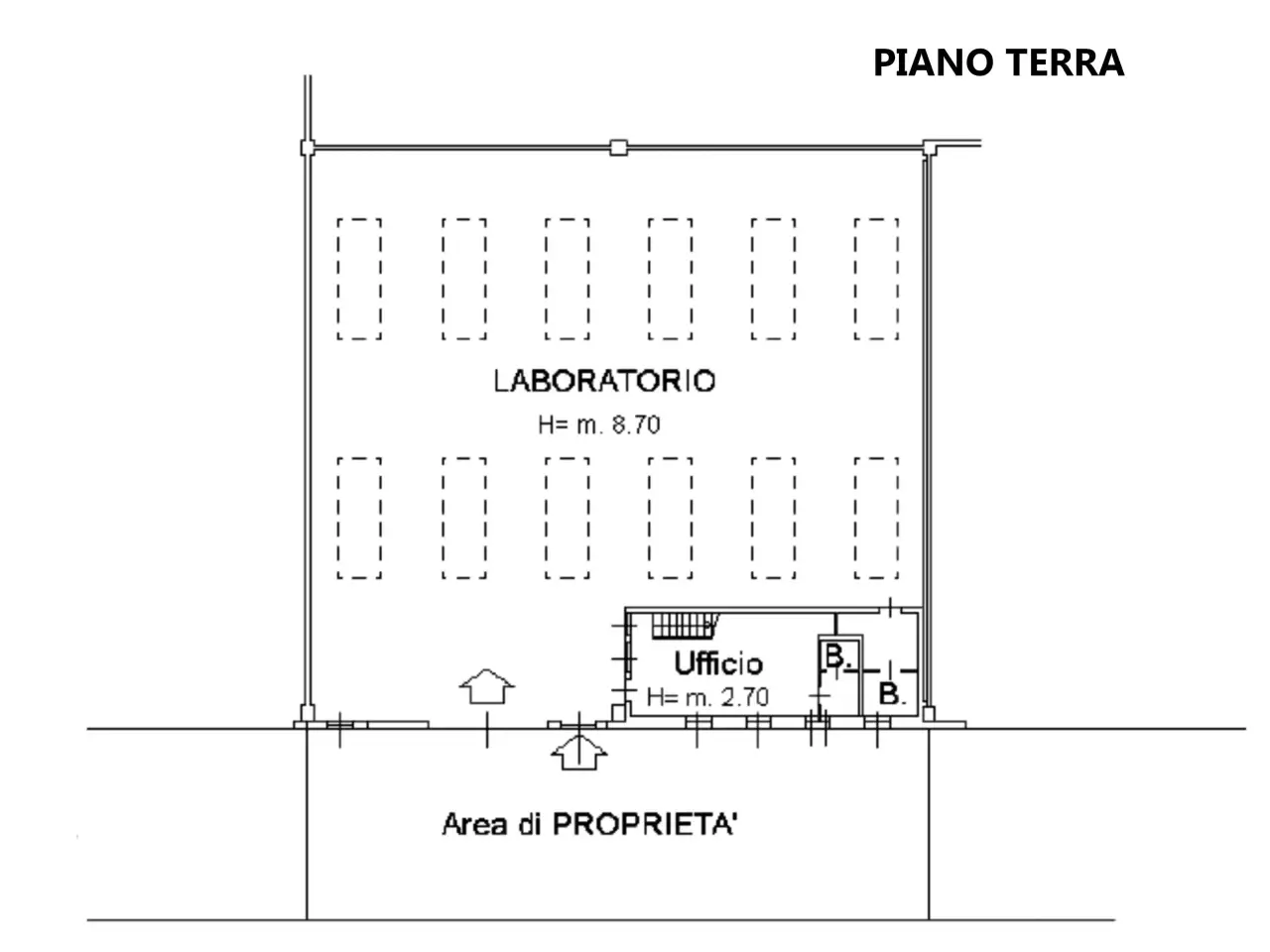 Capannone in Via del Commercio 4, Bernareggio, {3} - Planimetria 1