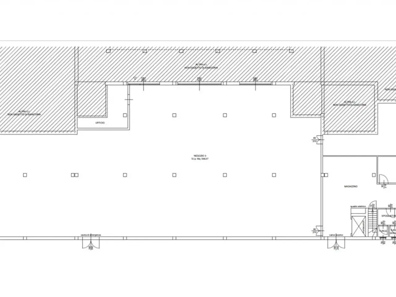 Negozio in Via Bonfiglio Perini, 25023 Gottolengo Bs, Italia, Gottolengo, {3} - Planimetria 1