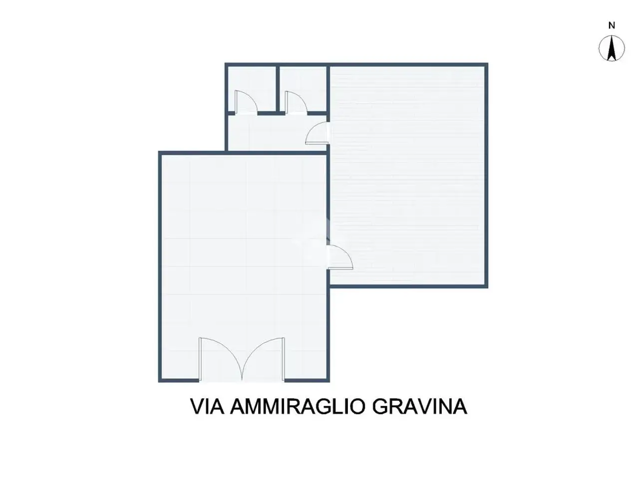 Ufficio in Via Ammiraglio Gravina 2, Palermo, {3} - Planimetria 1