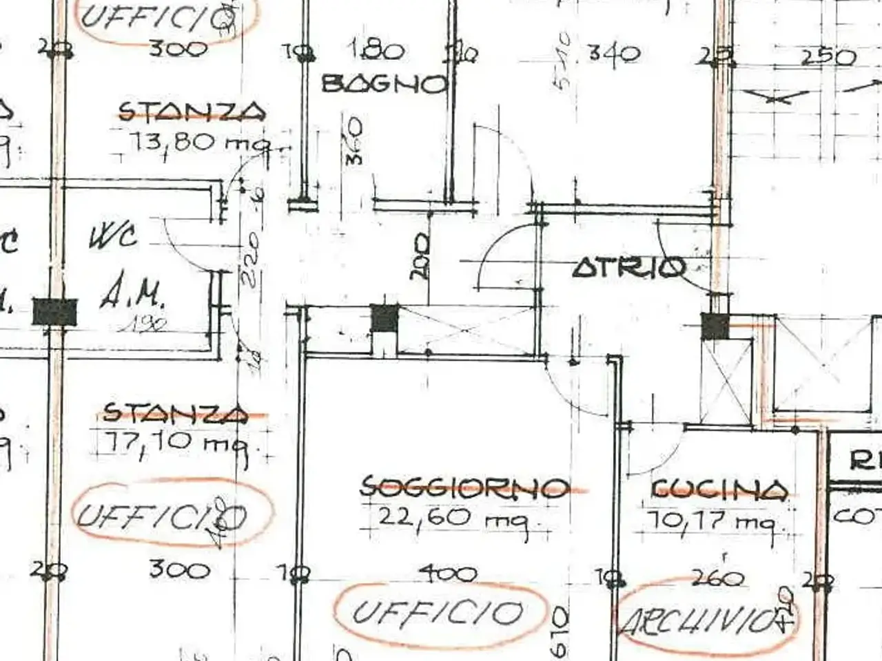 Ufficio in Via Valentina Zambra 12, Trento, {3} - Planimetria 1