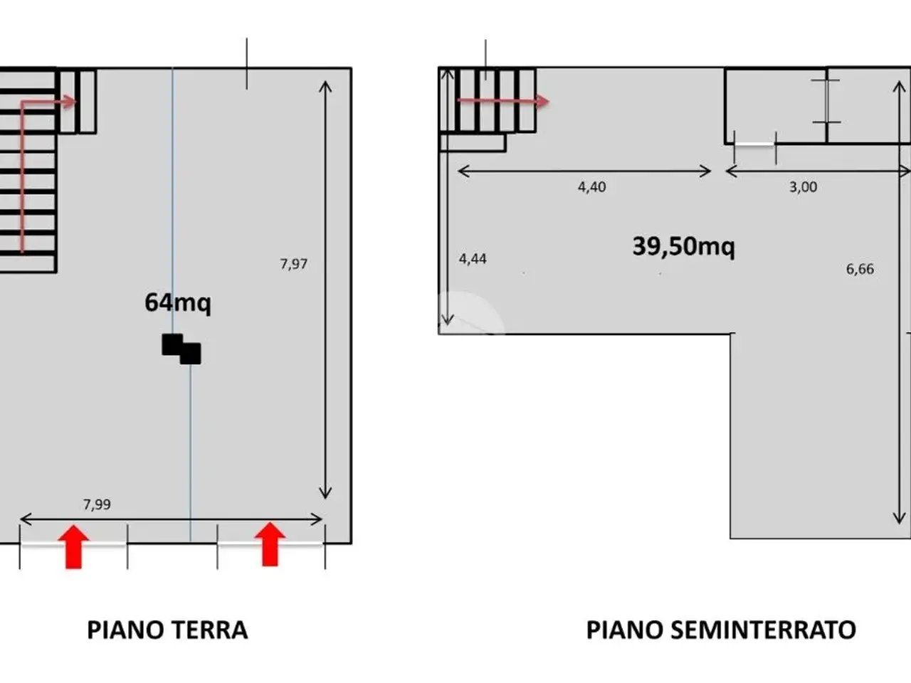 Negozio in Via Pigna 96, Napoli, {3} - Planimetria 1