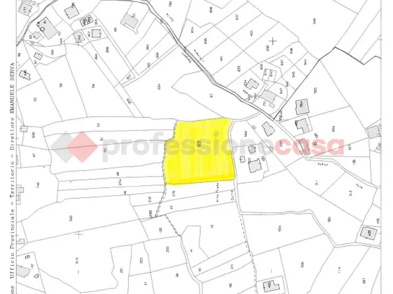 Terreno edificabile in Via Colle Saricone Snc, Anagni - Planimetria 1