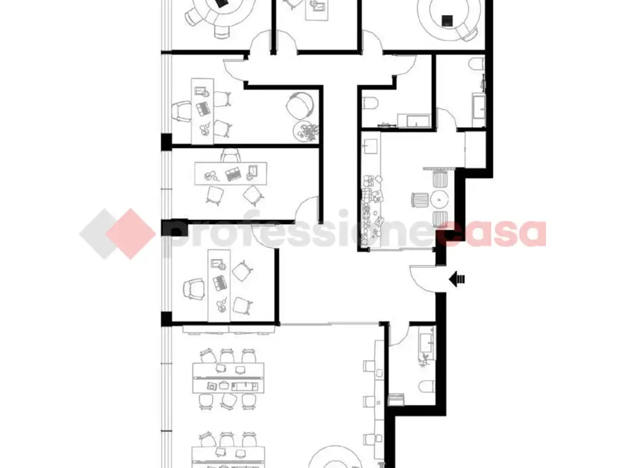 Negozio in Via Casilina 62 Snc, Anagni, {3} - Planimetria 1
