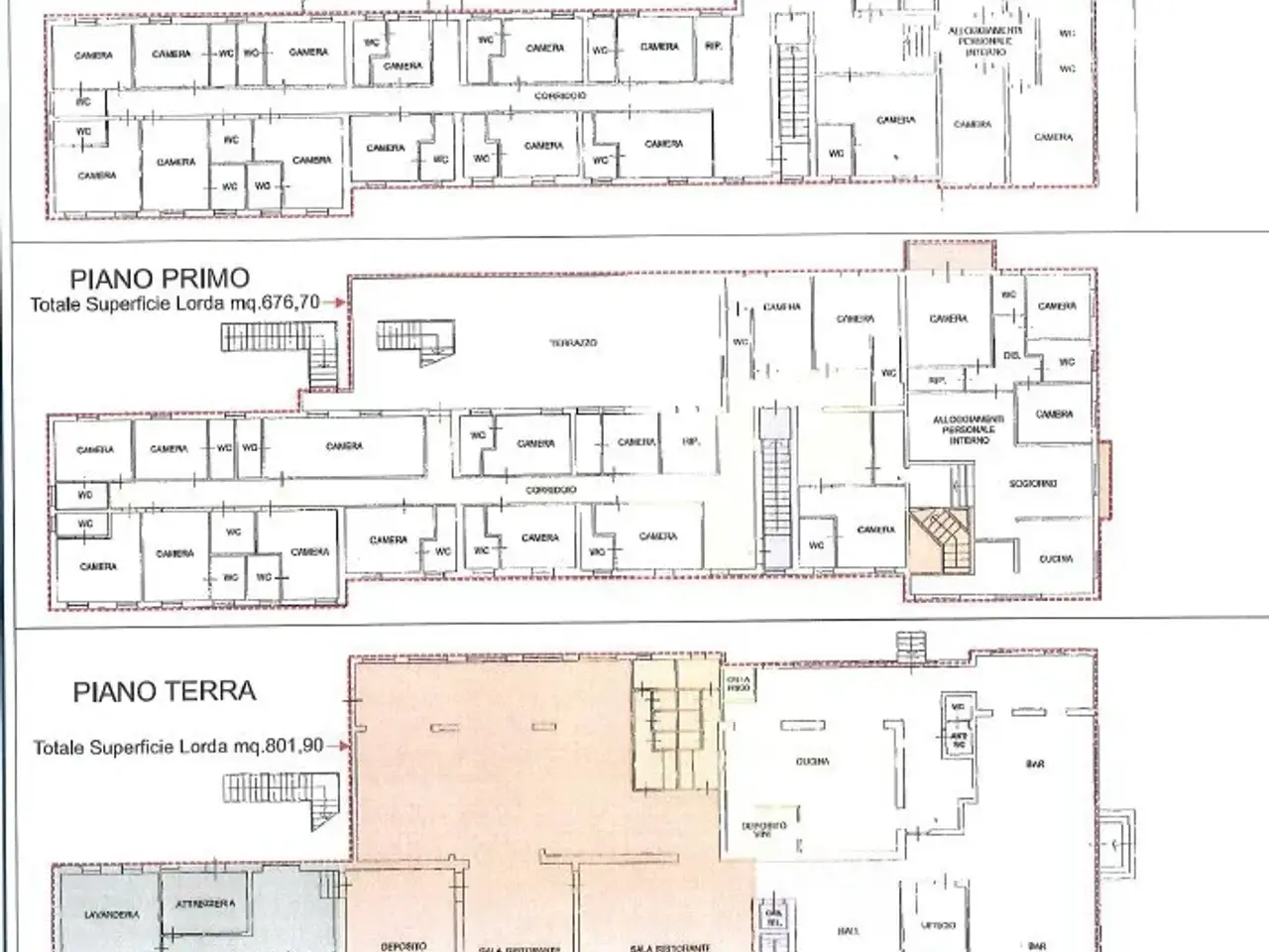 Immobile commerciale in Via alle Fontane 133, Agliano Terme, {3} - Planimetria 1