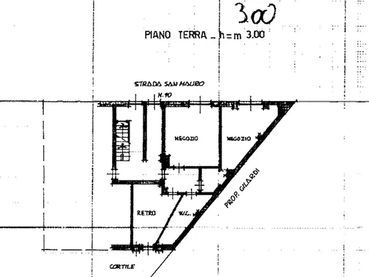 Negozio in Strada San Mauro N°90, Torino, {3} - Planimetria 1