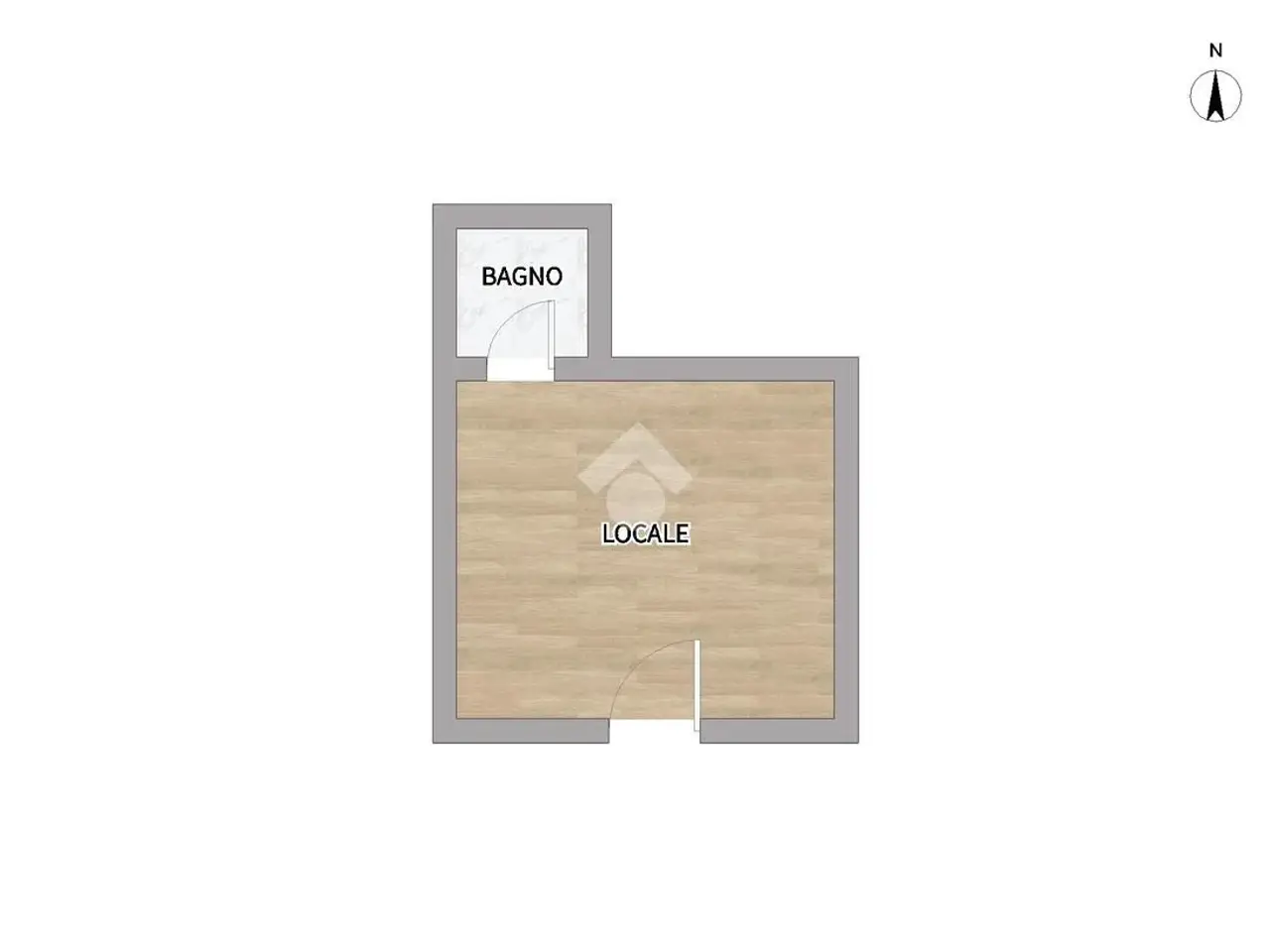 Negozio in Via Bosco di Capodimonte 59, Napoli, {3} - Planimetria 1