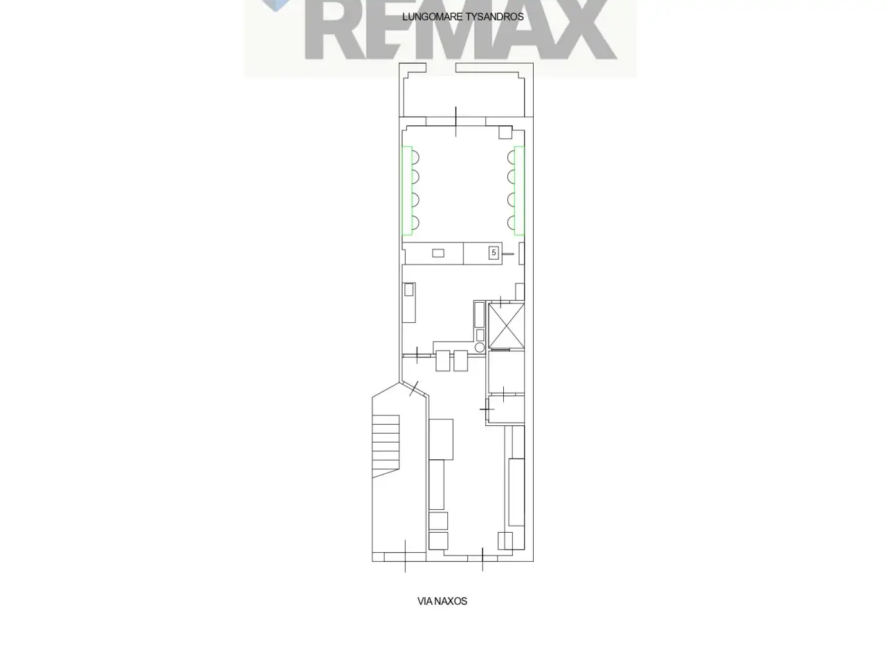 Bar in Via Tysandros 106, Giardini Naxos, {3} - Planimetria 1
