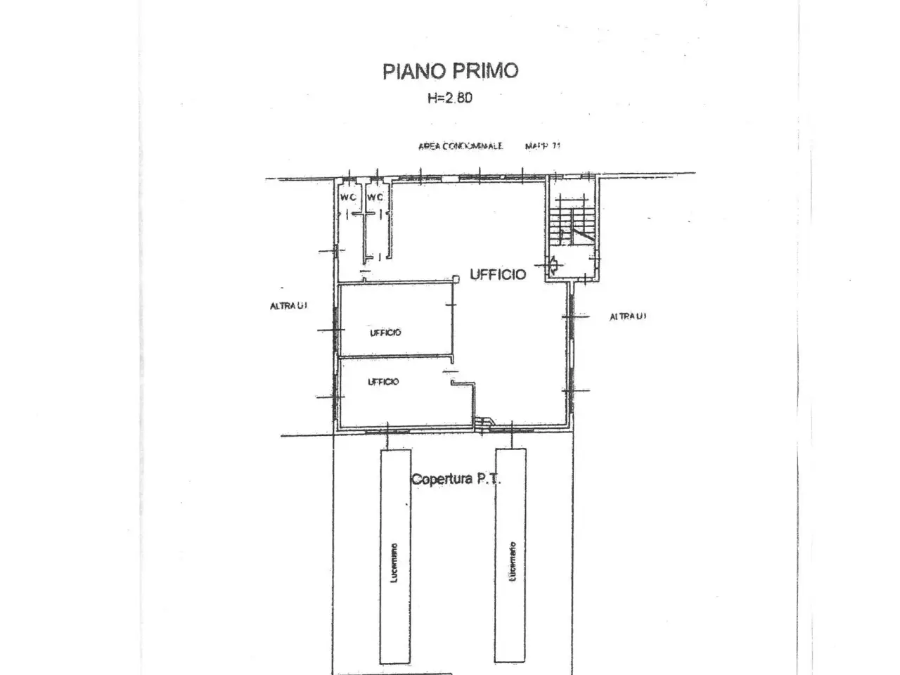 Ufficio in Viale Rimebranze 54, Sesto San Giovanni, {3} - Planimetria 1
