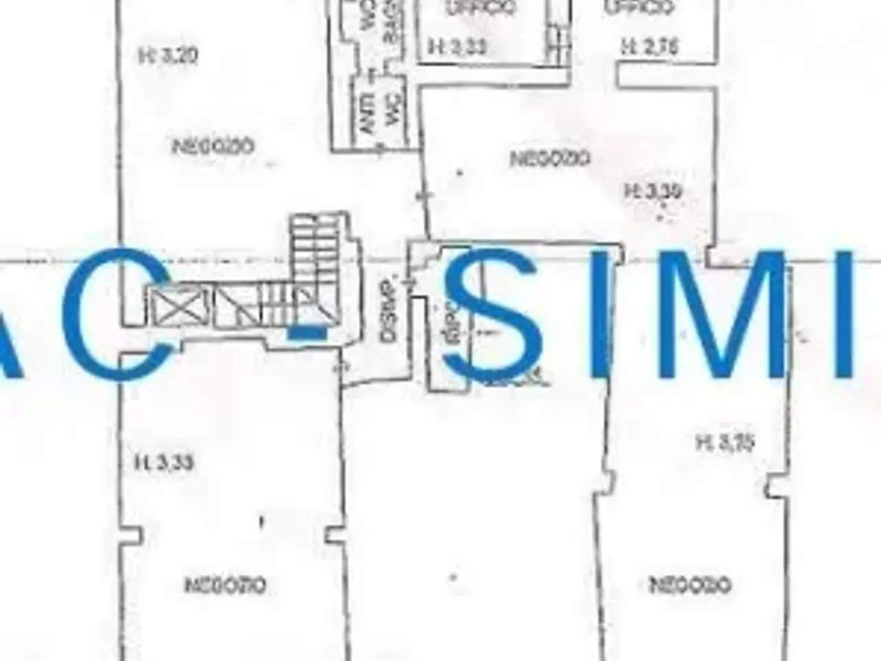 Negozio in Via Guelfa 12, Firenze, {3} - Planimetria 1