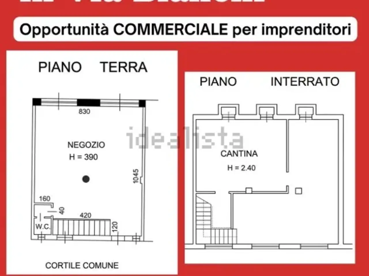 Negozio in Via Francesco Saverio Bianchi 45, Piacenza, {3} - Foto 1