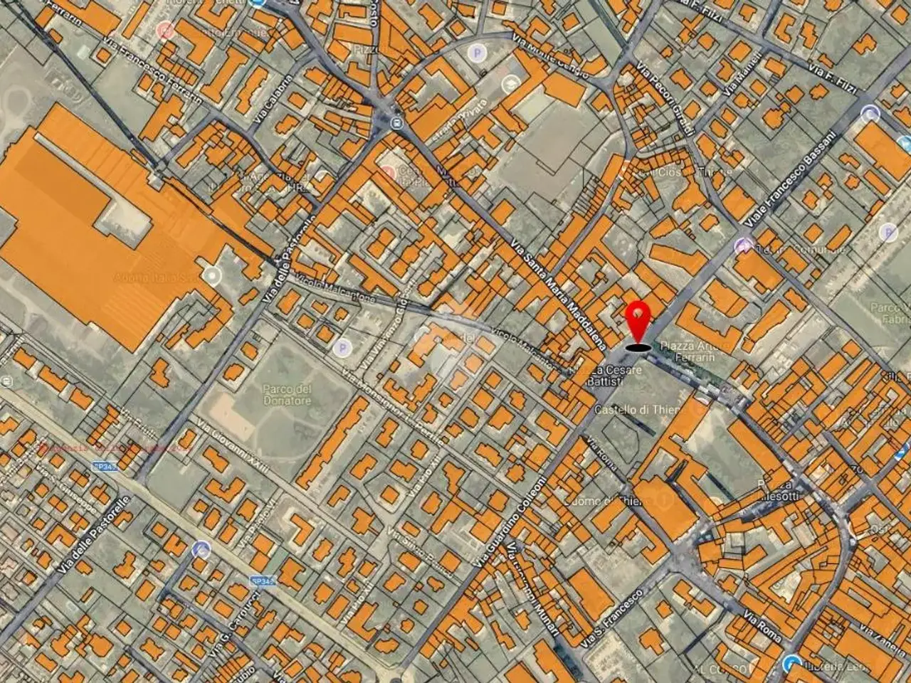 Negozio in Via Trieste 89, Thiene, {3} - Planimetria 1