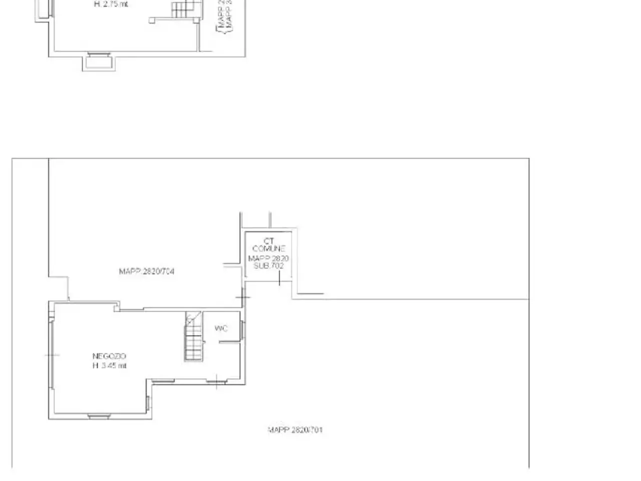 Negozio in Via Antonio Locatelli, Trescore Balneario, {3} - Planimetria 1
