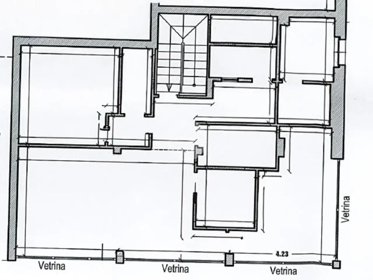 Ufficio in Via Marchesini 1, Palazzo Pignano, {3} - Planimetria 1