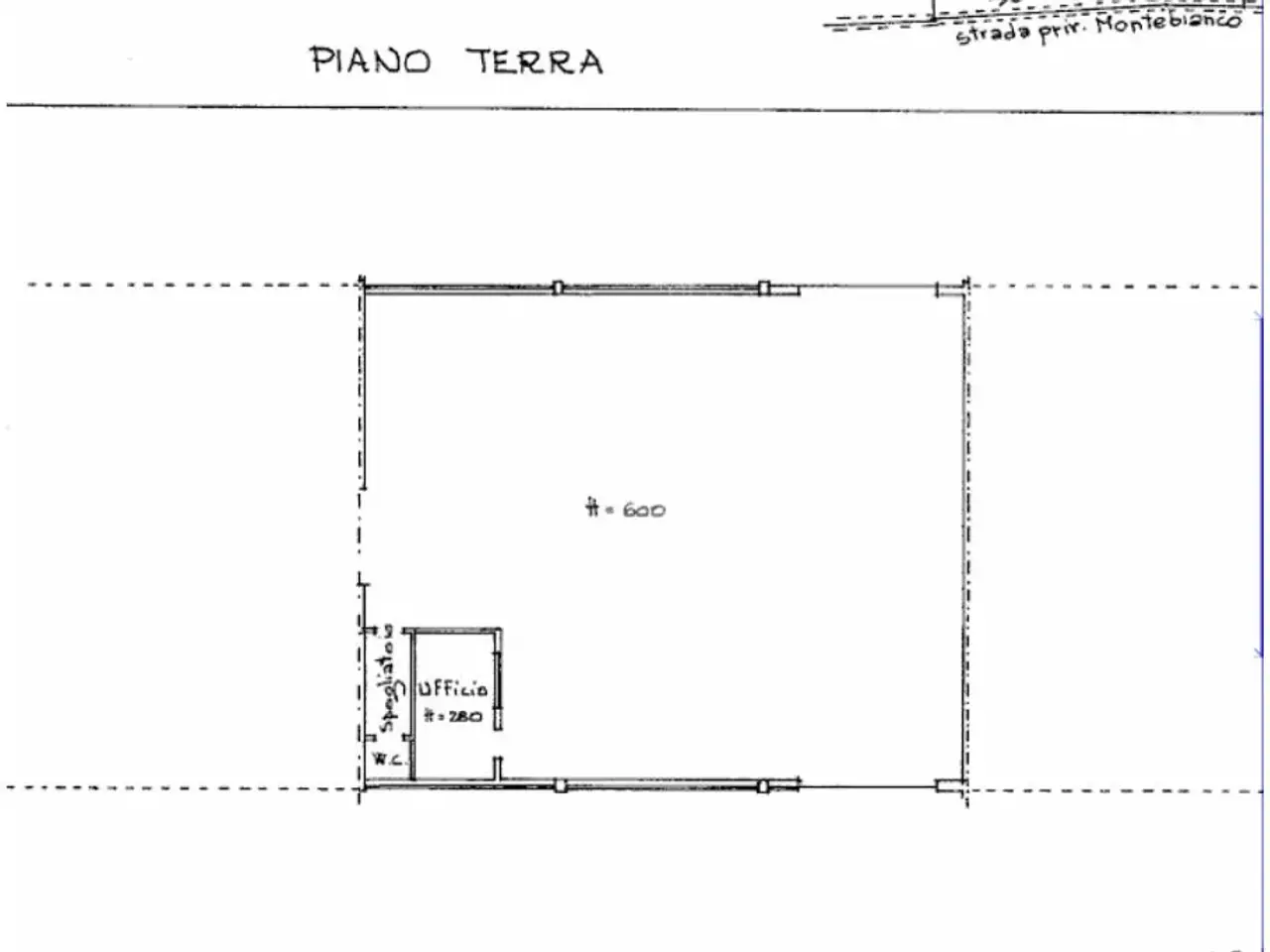 Capannone in Via Privata Montebianco 4, Cameri, {3} - Planimetria 1