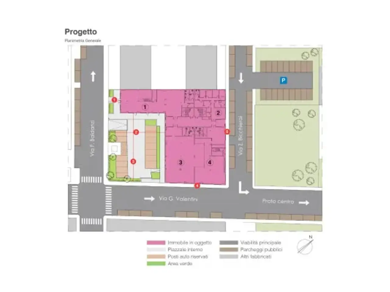 Negozio in Via Zanobi Bicchierai 30, Prato, {3} - Planimetria 1