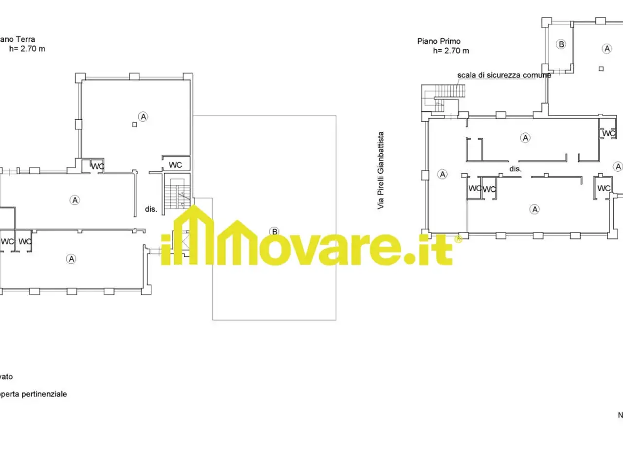 Capannone in Via Giovanni Battista Pirelli, Triggiano, {3} - Planimetria 1