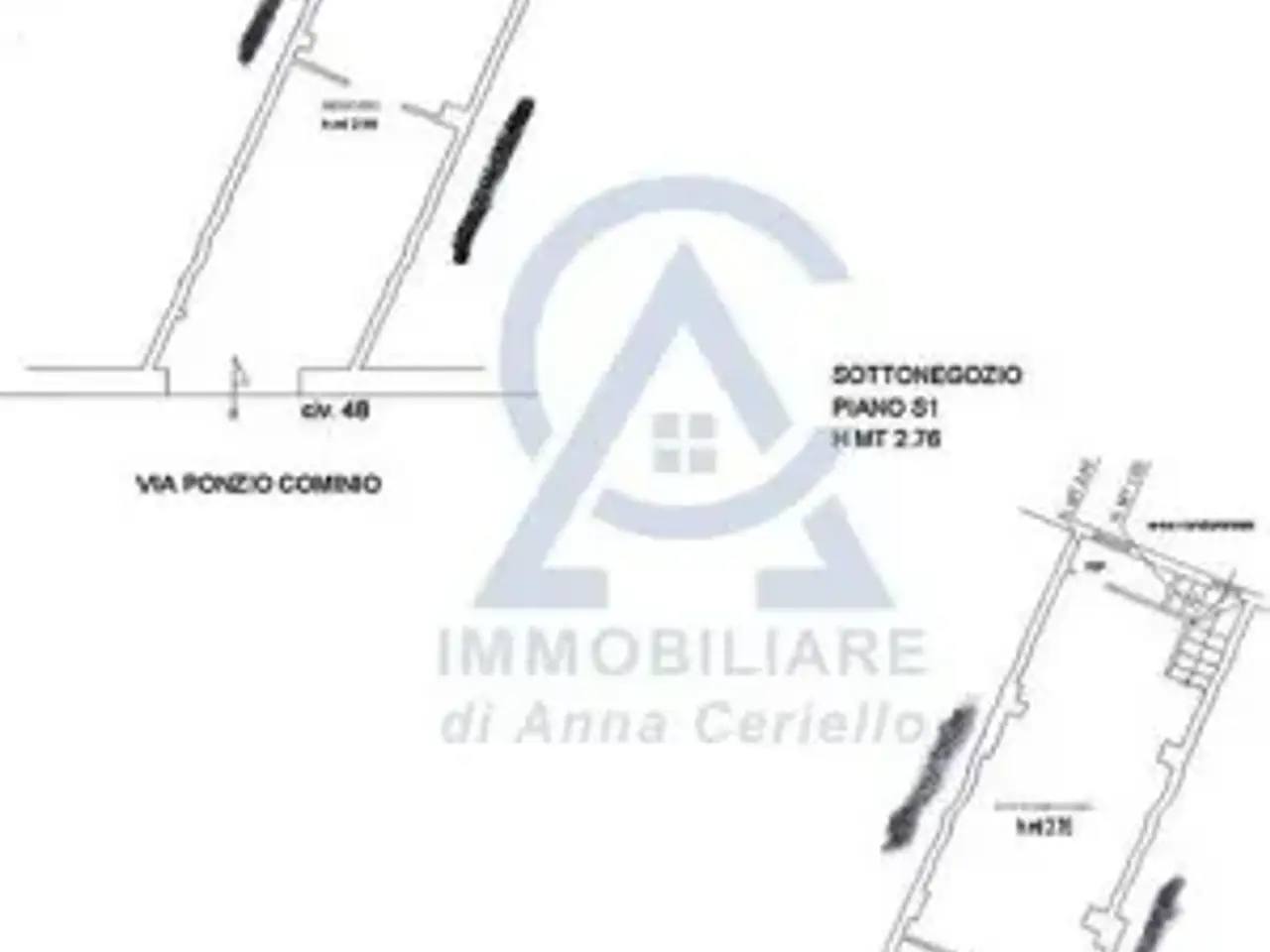 Negozio in Via Ponzio Cominio 48, Roma, {3} - Planimetria 1