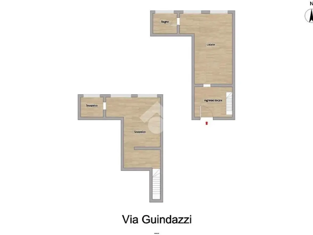 Negozio in Via Guindazzi 37, Pollena Trocchia, {3} - Planimetria 1