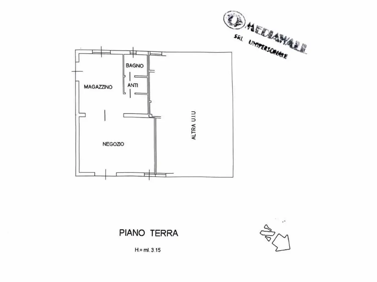 Negozio in Via Revedole 78, Pordenone, {3} - Planimetria 1