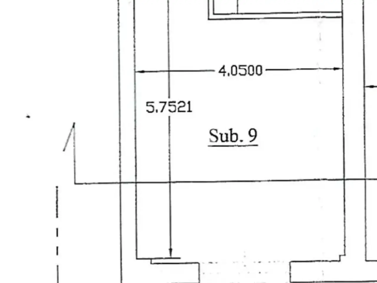 Negozio in Via Alcide De Gasperi 54, Casoria, {3} - Planimetria 1