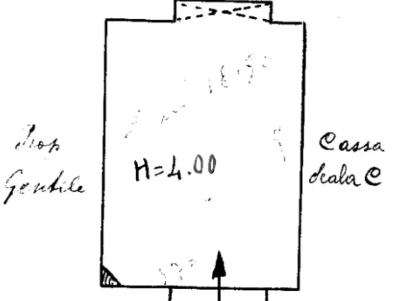 Magazzino in Vico Duchesca 43, Napoli, {3} - Planimetria 1