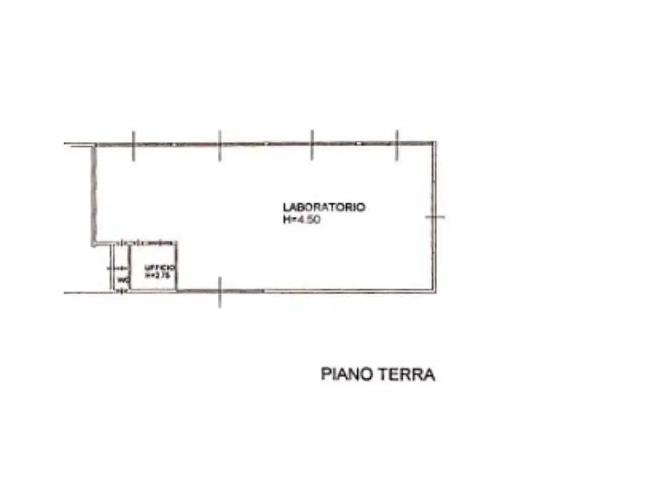 Capannone in Via P. Superiore 170, Ospitaletto, {3} - Planimetria 1