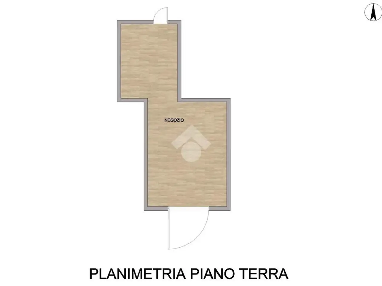 Negozio in Via Roma 44, Caorso, {3} - Planimetria 1