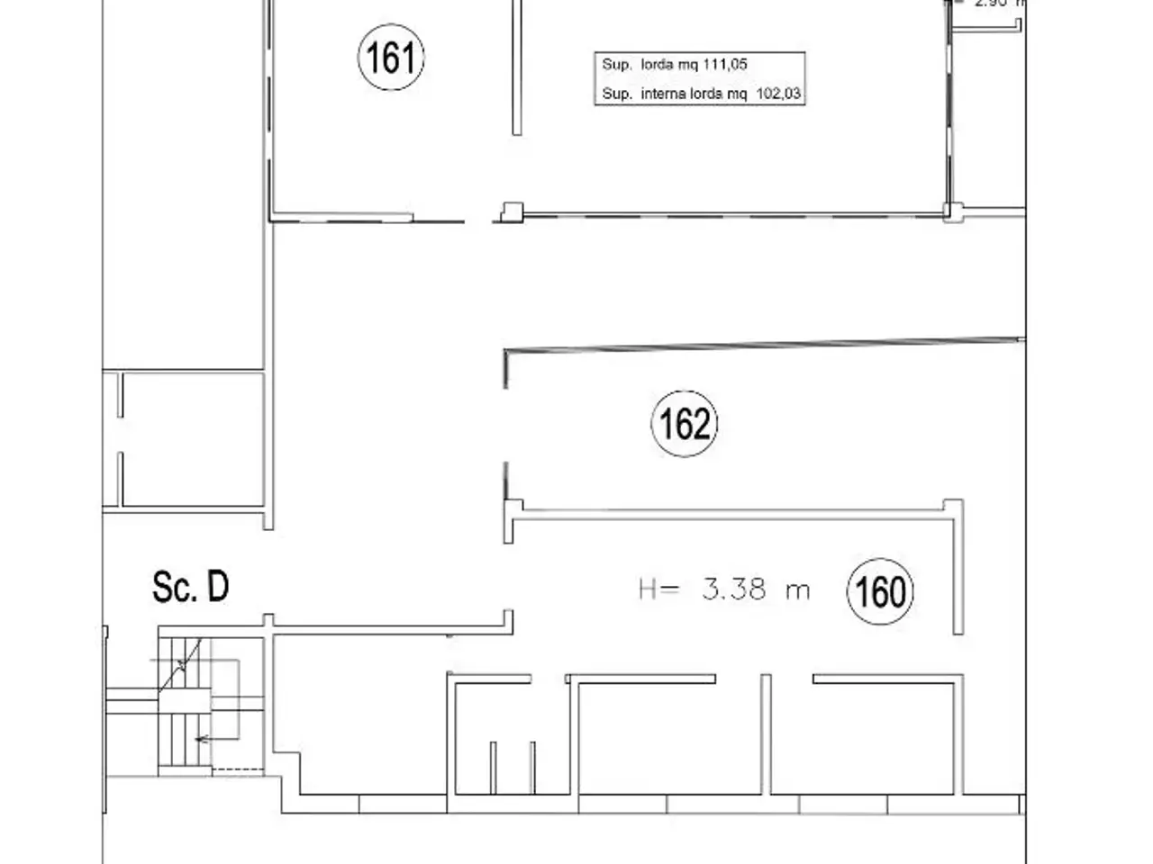 Capannone in Via Val Lerone 161, Arenzano, {3} - Planimetria 1