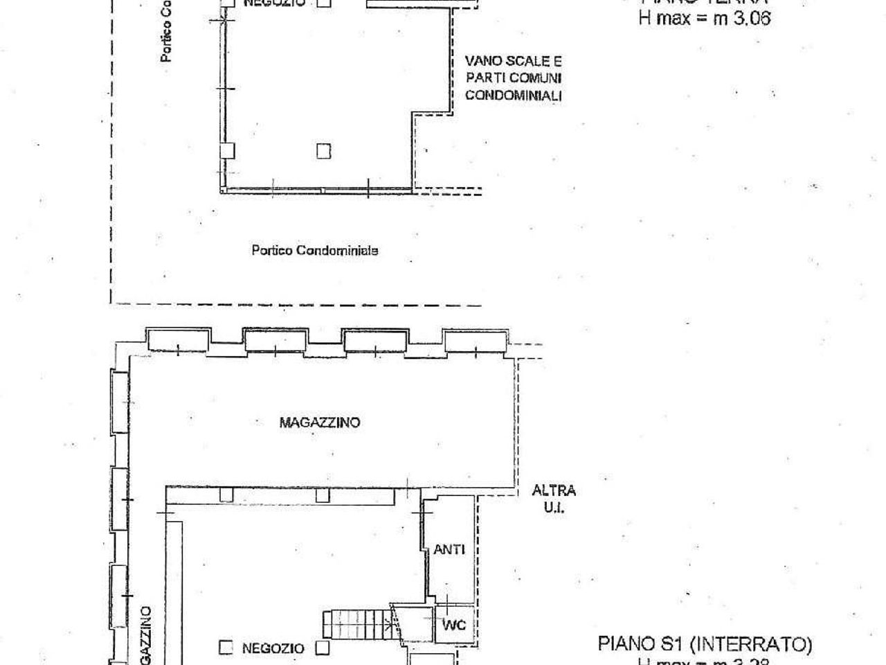 Geschäft, Udine - Grundriss 1