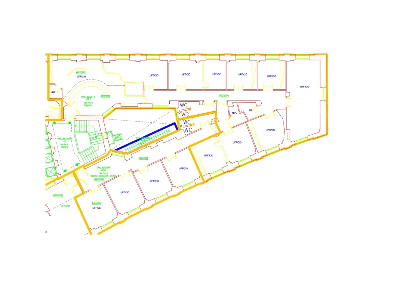 Ufficio in Via Leonida Bissolati, 76, 00187, Roma, {3} - Planimetria 1