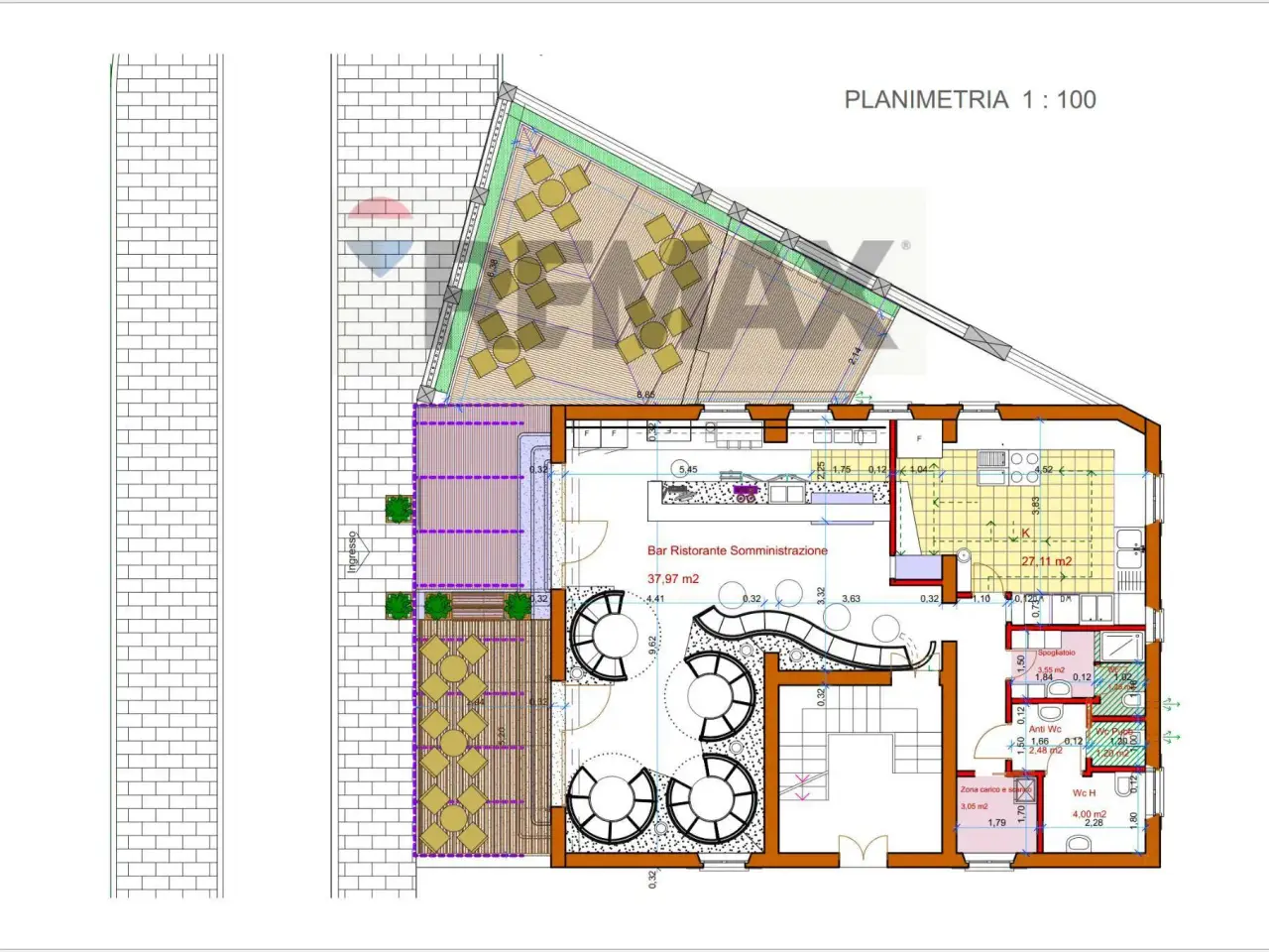 Negozio in Via Emilia Est 139, Parma, {3} - Planimetria 1