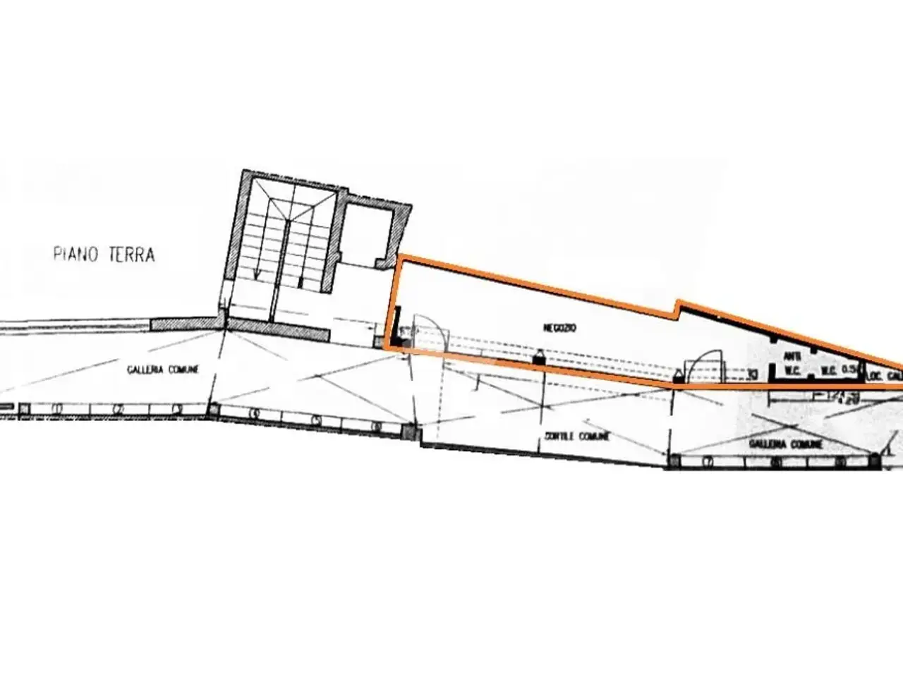 Ufficio in Piazza Giuseppe Garibaldi 9, Crema, {3} - Planimetria 1