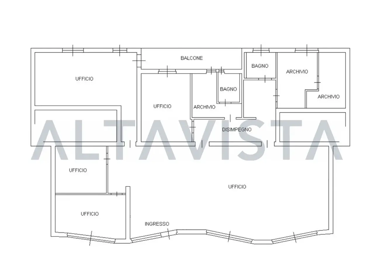 Negozio in Via Napoleonica, Mazzano, {3} - Planimetria 1