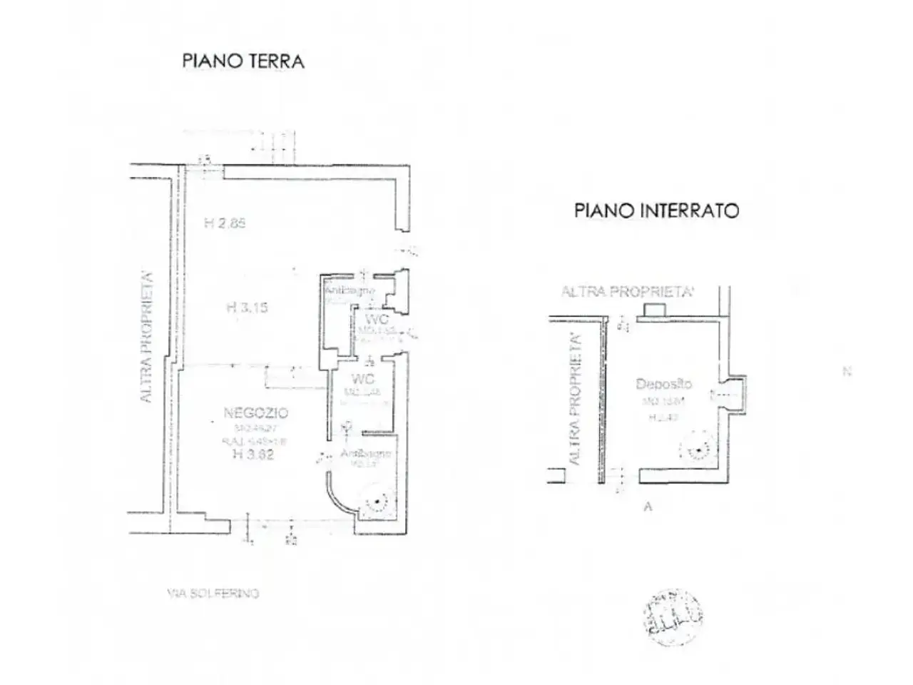 Negozio in Via Solferino 31, Brescia, {3} - Planimetria 1