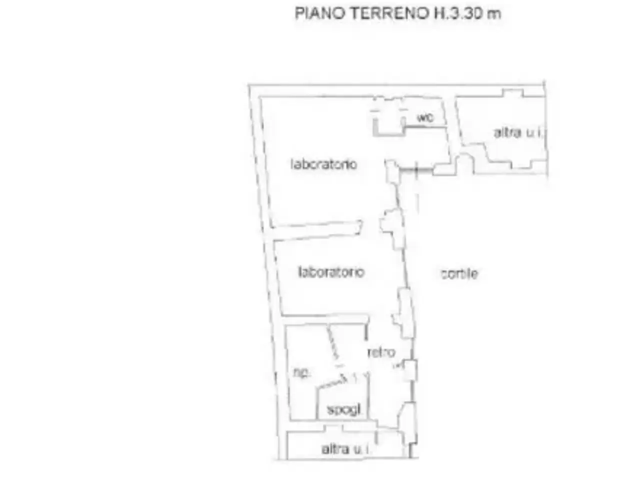 Negozio in Via delle Orfane 26, Torino, {3} - Planimetria 1