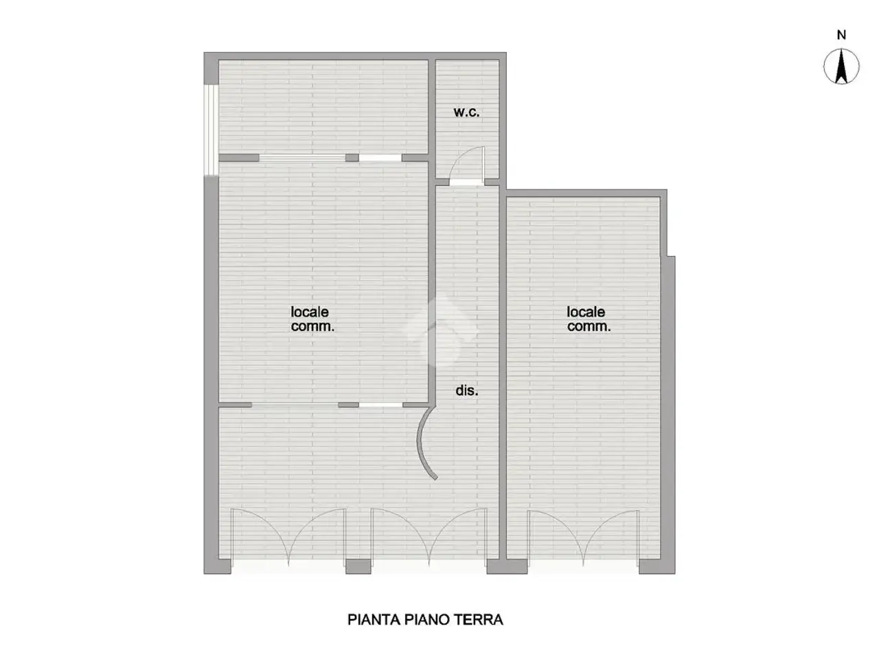 Negozio in Piazza Kolbe 12, Martinsicuro, {3} - Planimetria 1