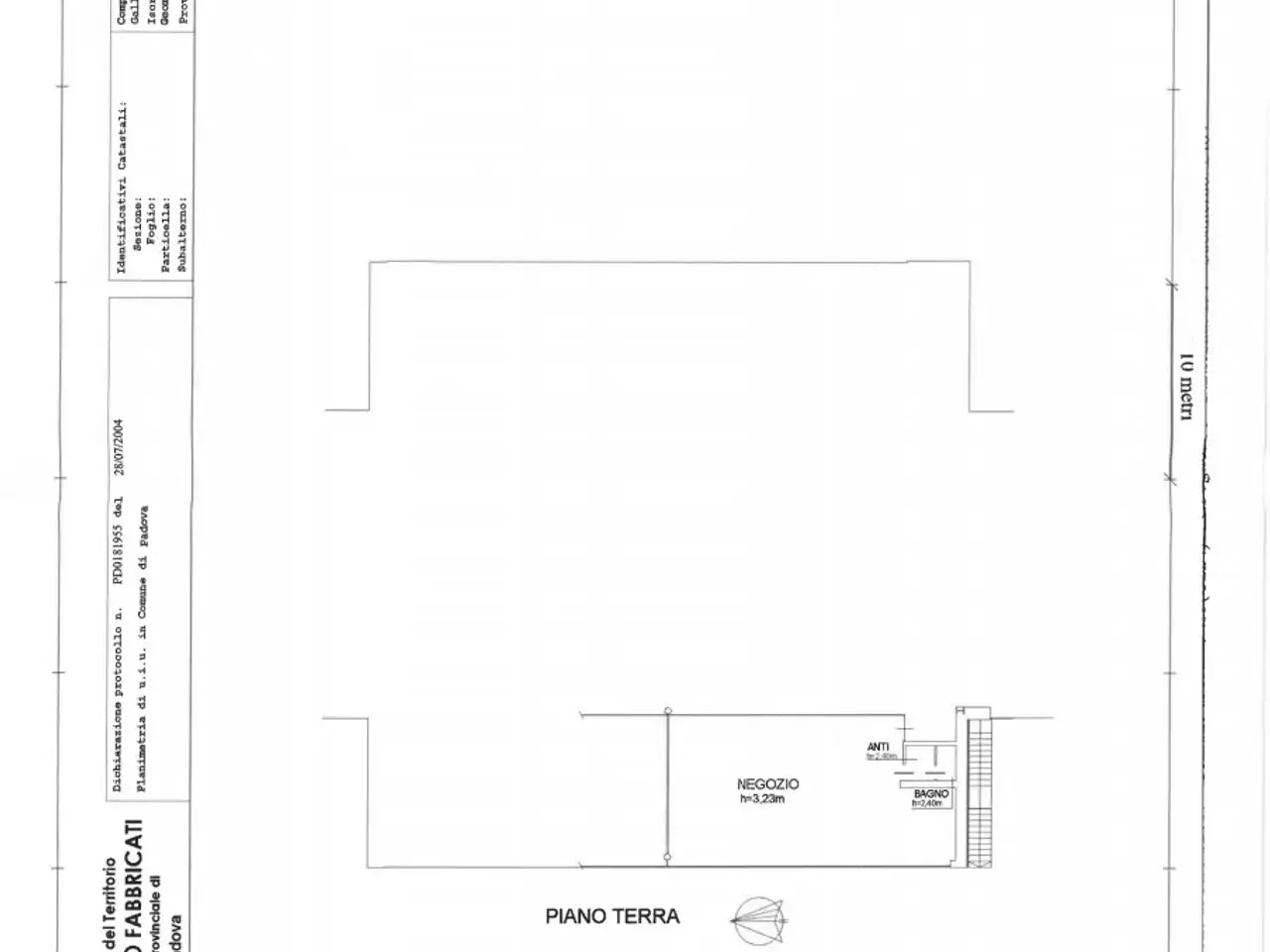 Ufficio in Piazza Aldo Moro, Padova, {3} - Planimetria 1