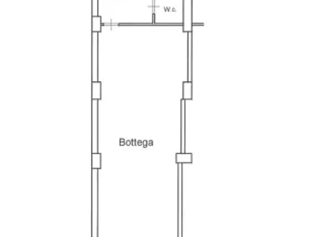 Negozio in Via Colonnello Francesco Bertè 28, Milazzo, {3} - Planimetria 1