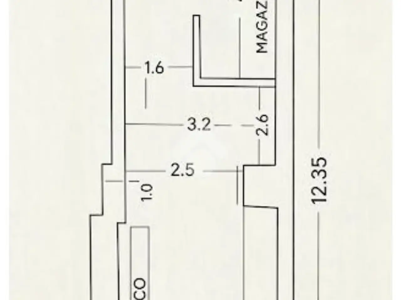 Negozio in Corso Svizzera 119, Torino, {3} - Planimetria 1