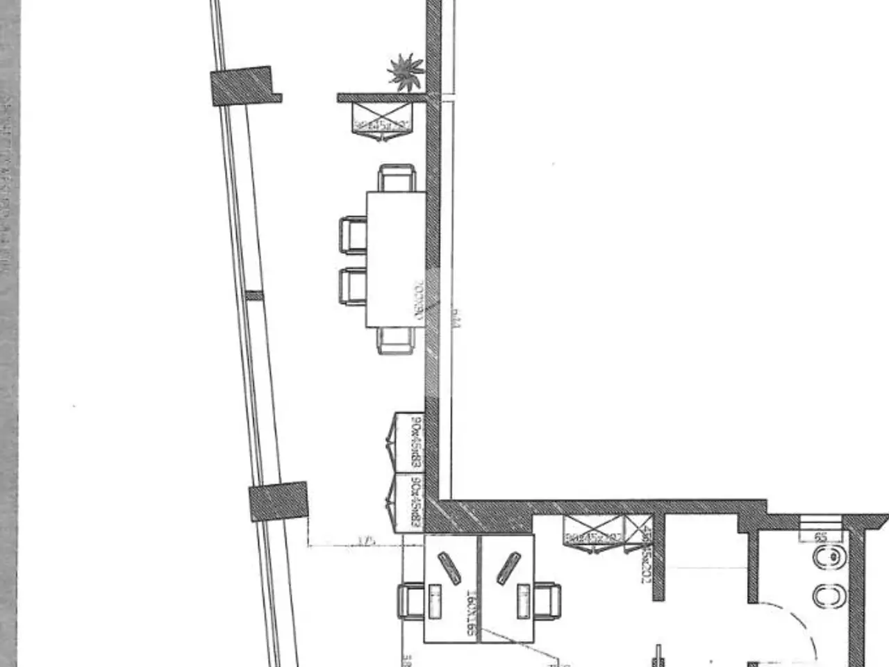 Ufficio in Viale Papiniano 2, Milano, {3} - Planimetria 1