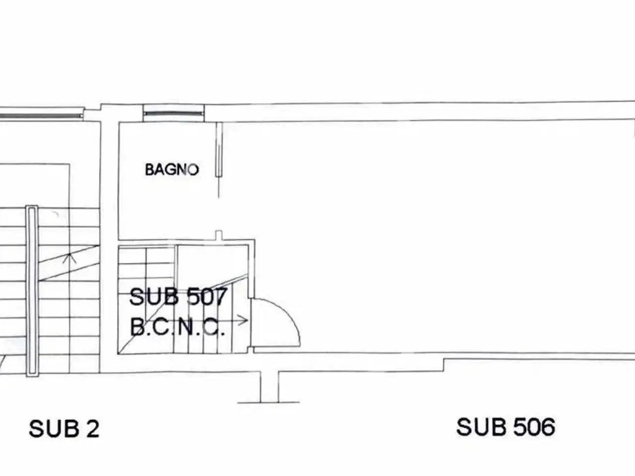 Negozio in Via Massa di San Giuliano 444, Roma, {3} - Planimetria 1