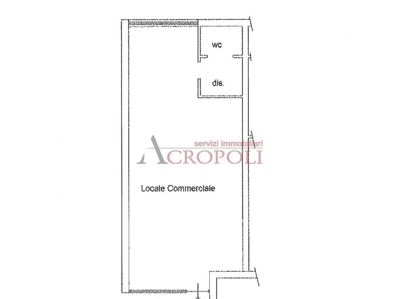 Negozio in Via Anguillarese 63, Anguillara Sabazia, {3} - Planimetria 1
