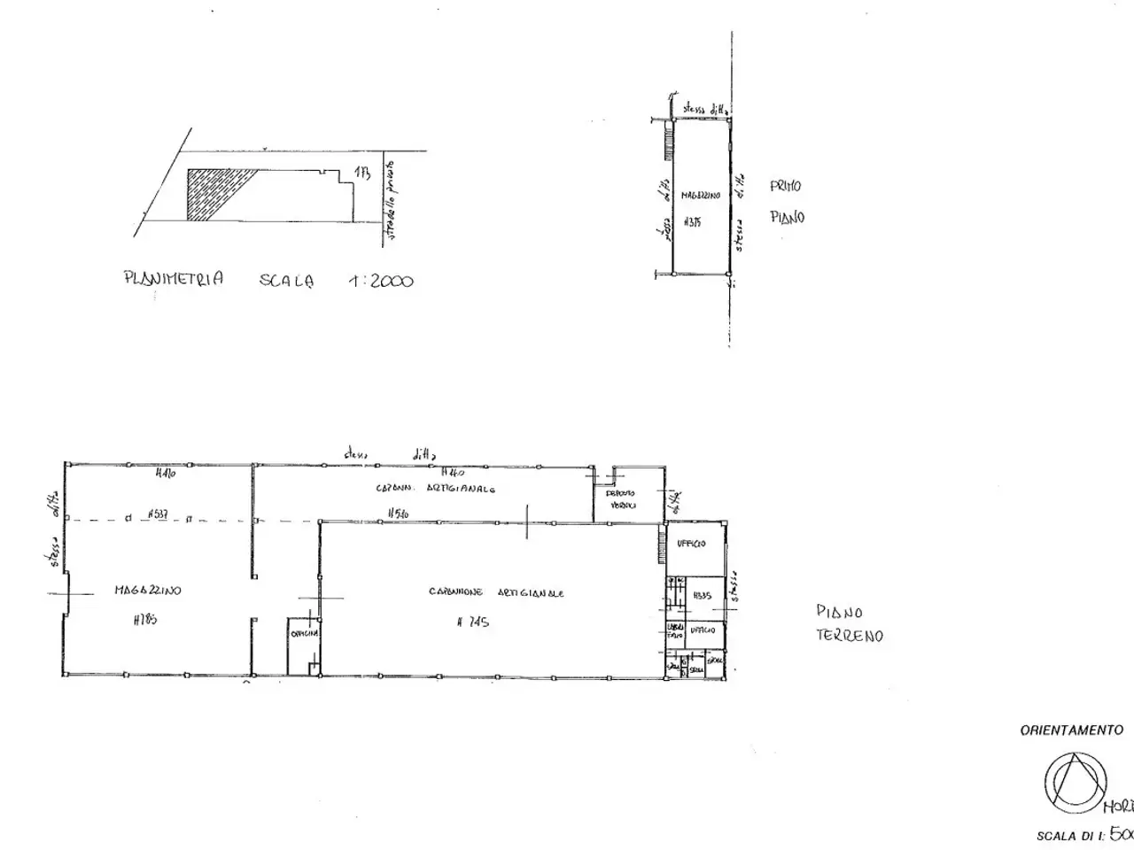 Capannone in Zona Industriale Noceto, Noceto, {3} - Planimetria 1
