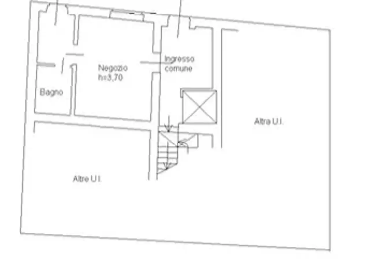 Negozio in Via dei Tornielli, Snc, Novara, {3} - Planimetria 1
