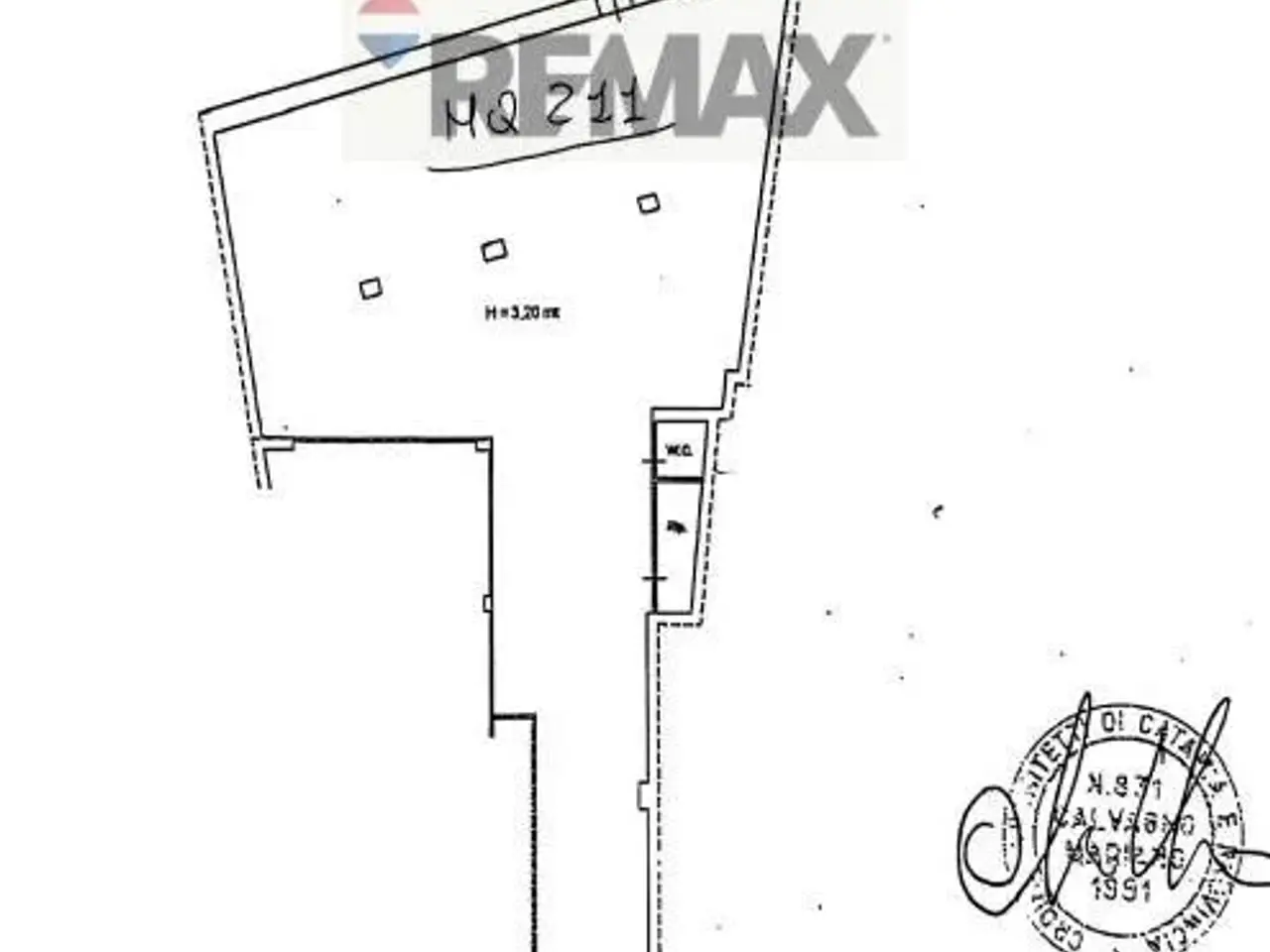 Magazzino in Via Duca d'Aosta 76, San Giovanni La Punta, {3} - Planimetria 1