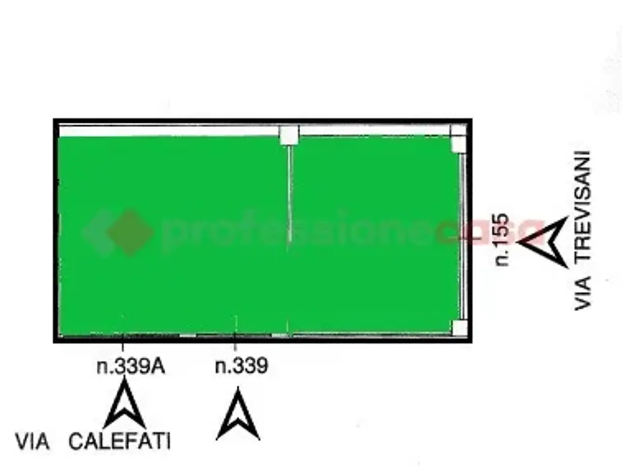 Negozio in Via Trevisani - Via Calefati , Bari, {3} - Planimetria 1