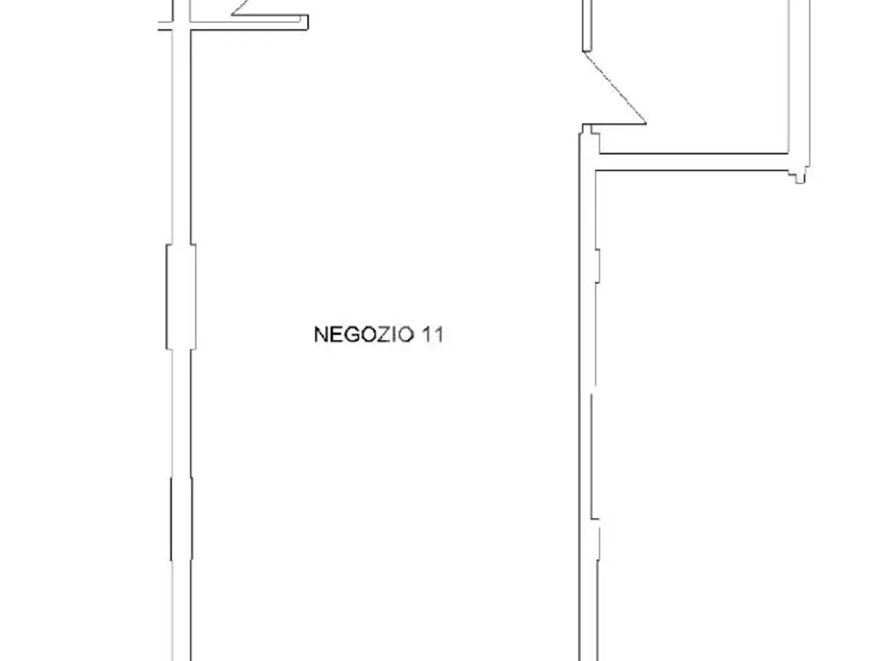 Negozio in Viale Indro Montanelli 116, Roma, {3} - Planimetria 1