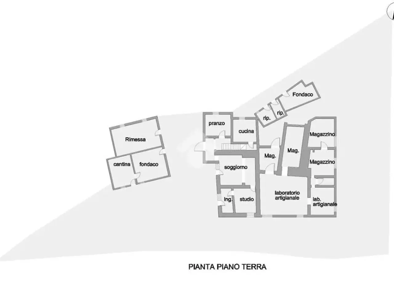 Palazzina commerciale in Via del Ponte 21, Atri, {3} - Planimetria 1