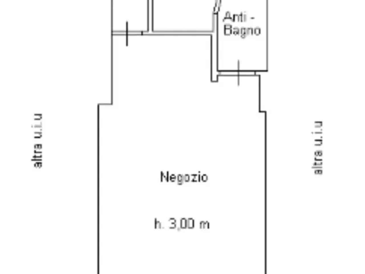 Negozio in Via S. Michele degli Scalzi, Pisa, {3} - Planimetria 1