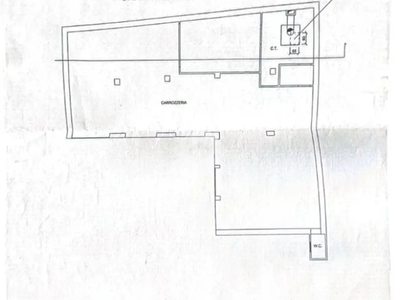 Magazzino in Via Nicola Fabrizi 50, Torino, {3} - Planimetria 1